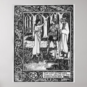 Die Dame des Sees telleth Arthur Poster