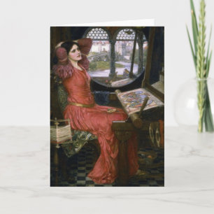 Die Dame des Waterhouses von Shalott Karte