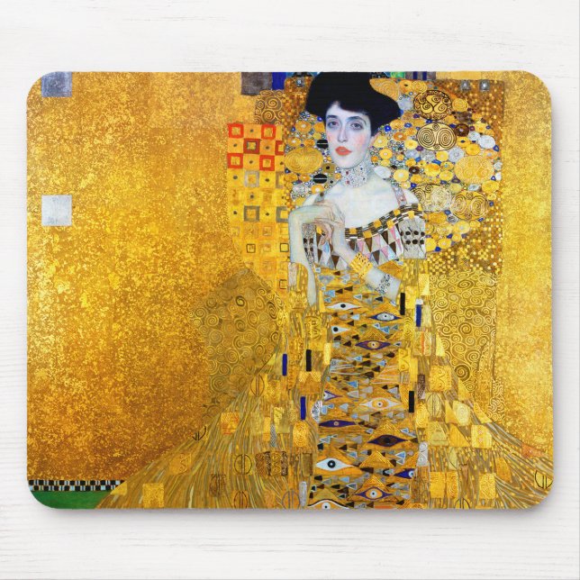 Die Dame in Gold, Gustav Klimt Mousepad (Vorne)