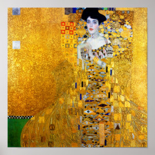 Die Dame in Gold, Gustav Klimt Poster
