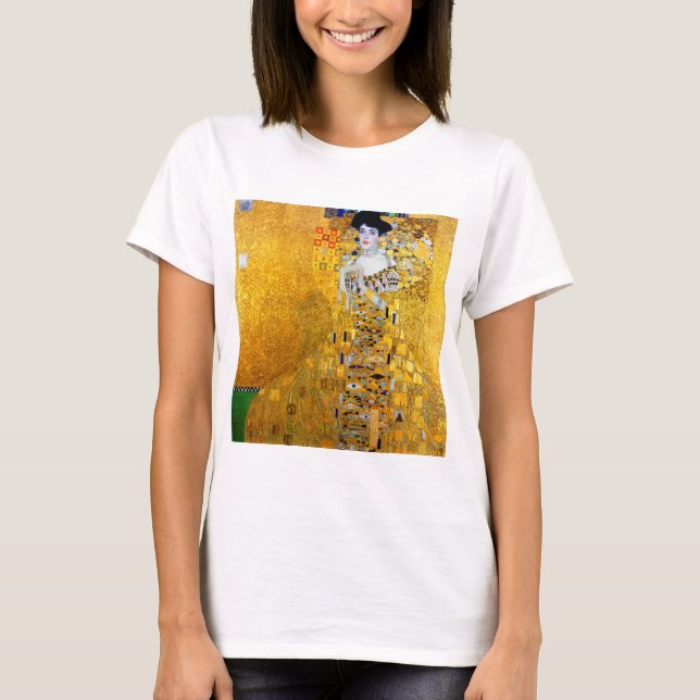 Die Dame in Gold, Gustav Klimt T-Shirt (Vorderseite)
