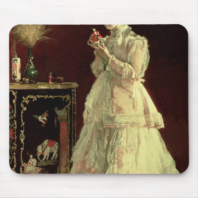 Die Dame in Rosa, 1867 Mousepad (Vorne)