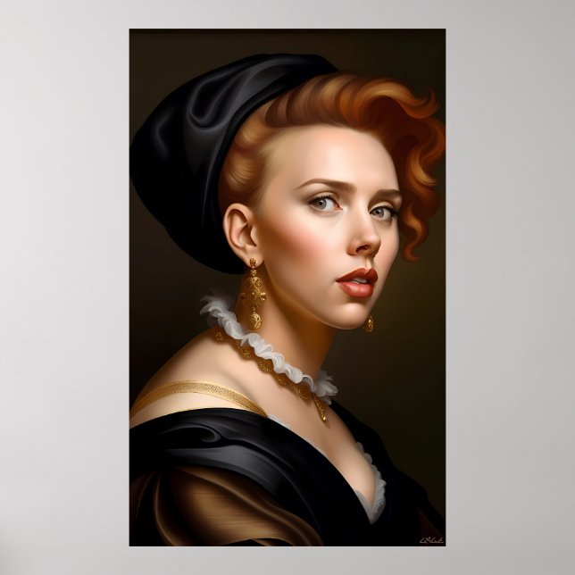 Die Dame protestiert Poster (Vorne)