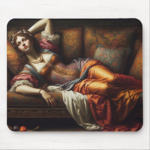 Die Dame ruht Mousepad