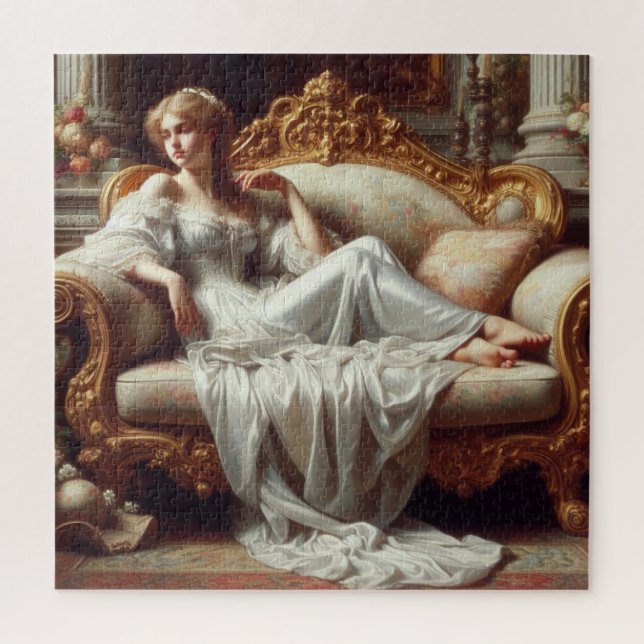 Die Dame ruht Puzzle (Vertikal)