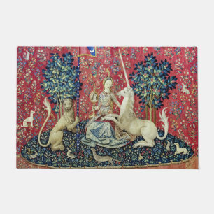 Die Dame und das Einhorn, Gesichtssinn Fußmatte