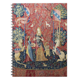 Die Dame und das Einhorn, riechen Notizblock