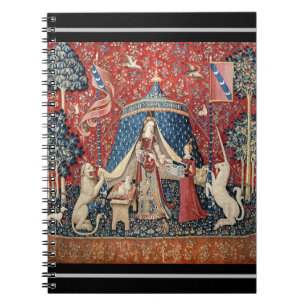 Die Dame und das Einhorn, zu meinem einzigen Wunsc Notizblock