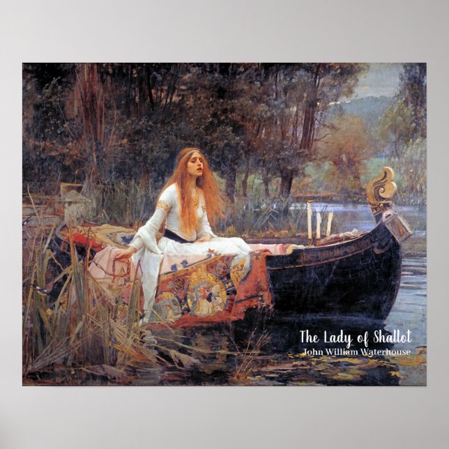 Die Dame von Shallot Poster (Vorne)