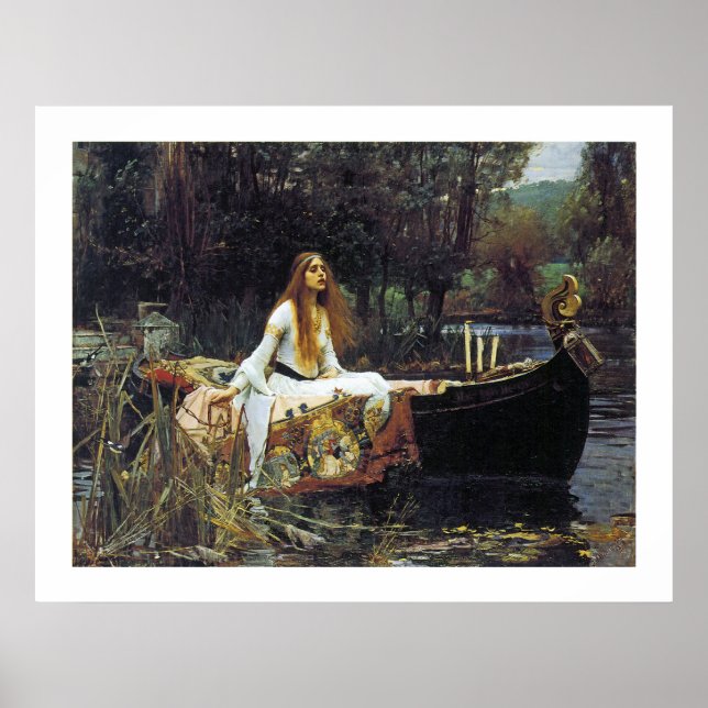 Die Dame von Shallot Poster (Vorne)