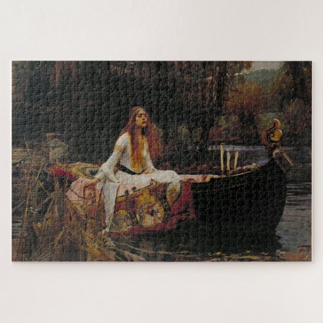 Die Dame von Shallot - Waterhouse Puzzle (Horizontal)