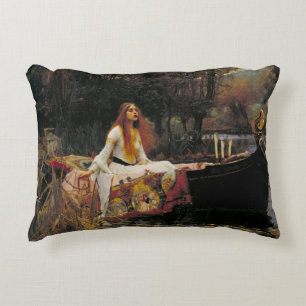 Die Dame von Shalott 1888 John William Waterhouse Dekokissen