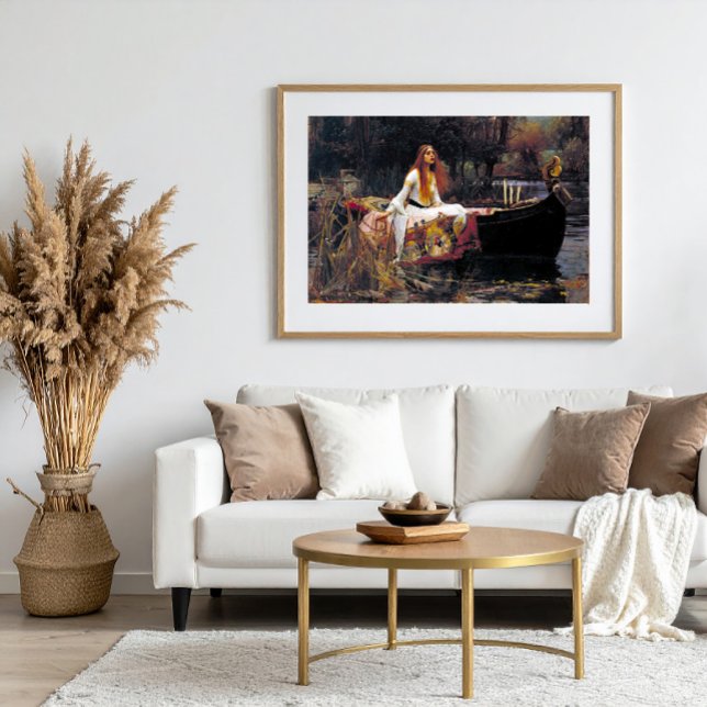 Die Dame von Shalott 1888 John William Waterhouse Fotodruck (Von Creator hochgeladen)