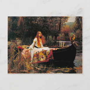 Die Dame von Shalott, c. 1888 von John Waterhouse Postkarte