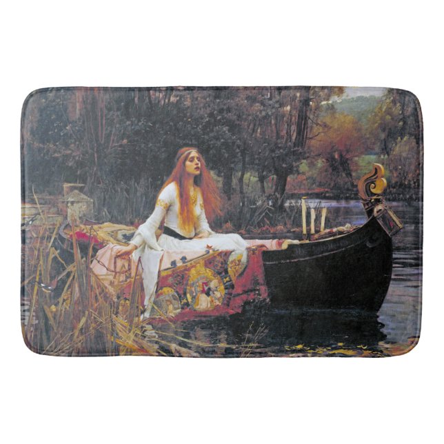 Die Dame von Shalott, John William Waterhouse Badematte (Vorderseite)