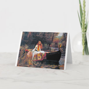 Die Dame von Shalott, John William Waterhouse Karte