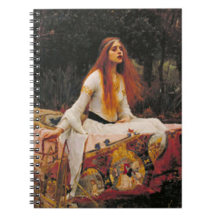 Die Dame von Shalott John William Waterhouse Notizblock