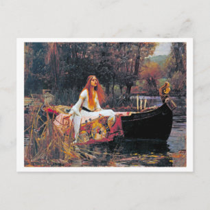 Die Dame von Shalott, John William Waterhouse Postkarte