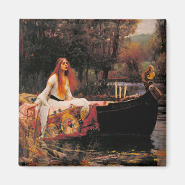 Die Dame von Shalott (mittelalterliche Schönheit) Magnet