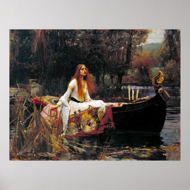 Die Dame von Shalott Poster (Vorne)
