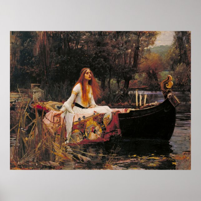 Die Dame von Shalott Poster (Vorne)