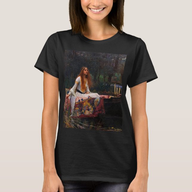 Die Dame von Shalott von John William Waterhouse T-Shirt (Vorderseite)