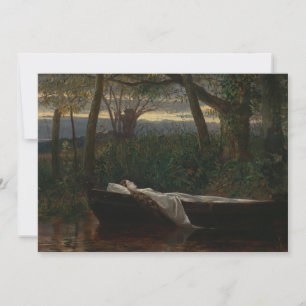 Die Dame von Shalott   Walter Crane Karte
