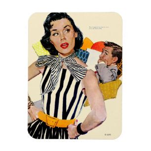 Die Dame wurde isoliert 2 Magnet