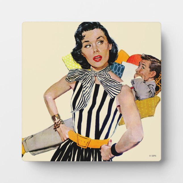 Die Dame wurde isoliert Fotoplatte (Vorderseite)