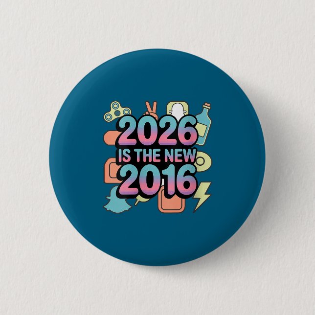 Die Damen 2016 Retro Nostalgie V Button (Vorderseite)