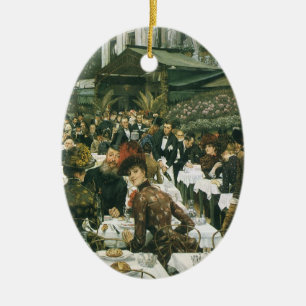 Die Damen des Künstlers von James Tissot, Vintage- Keramikornament