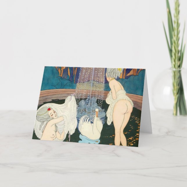 Die Damen - Gerda Wegener Karte (Vorderseite)