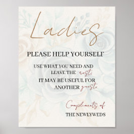 Die Damen helfen Ihnen gerne beim Hochzeitsbad Poster