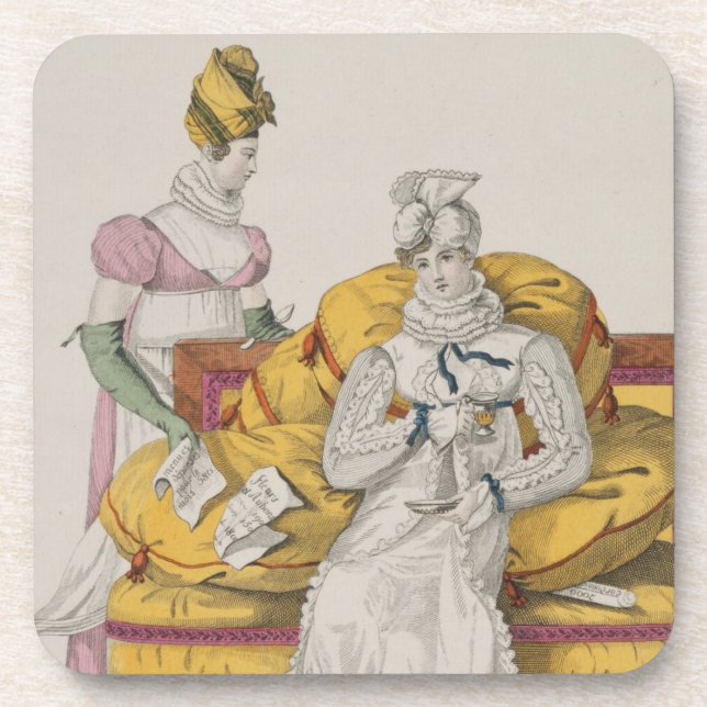 Die Dämpfe oder der Abrechnungstermin, überziehen Untersetzer (Vorderseite)