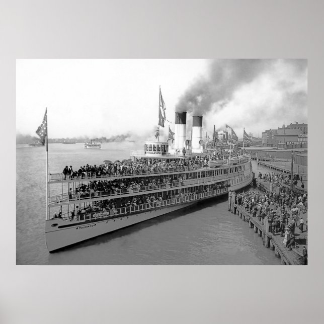 Die Dampfmaschine Tashmoo Poster (Vorne)