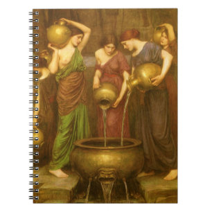 Die Danaiden von John William Waterhouse Notizblock