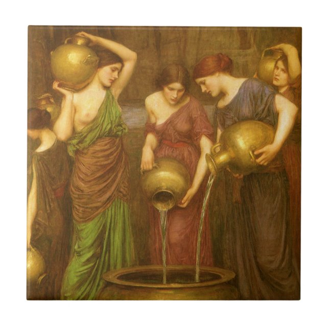 Die Danaides von John William Waterhouse Fliese (Vorderseite)