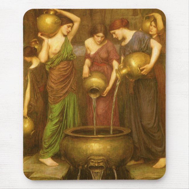 Die Danaides von John William Waterhouse Mousepad (Vorne)
