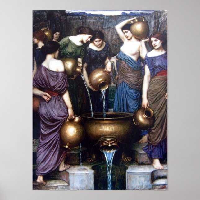 Die Danaides von John William Waterhouse Poster (Vorne)