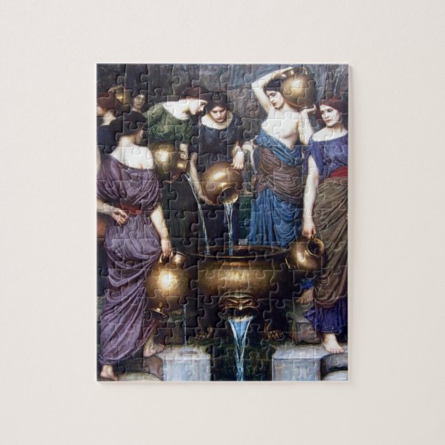 Die Danaides von John William Waterhouse Puzzle (Vertikal)