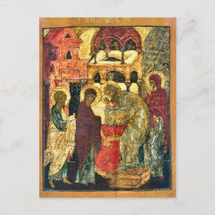Die Darstellung Christi im Tempel-Ikon Postkarte