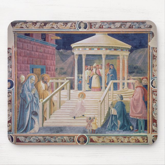 Die Darstellung der gesegneten Jungfrau Mary Mousepad (Vorne)