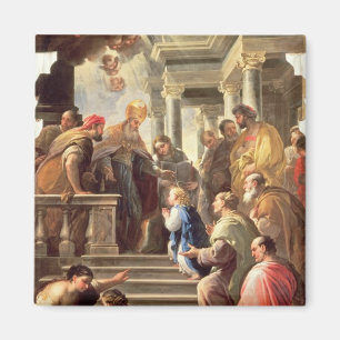 Die Darstellung der Jungfrau am Tempel (Öl Magnet