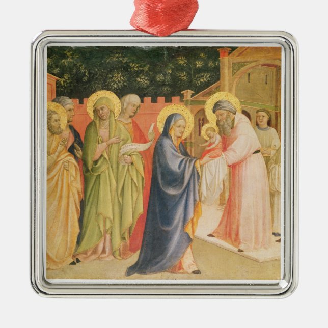 Die Darstellung im Tempel Silbernes Ornament (Vorne)