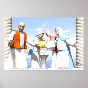 Die Darstellung Jesu im Tempel Poster