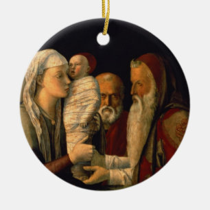 Die Darstellung von Jesus im Tempel Keramikornament