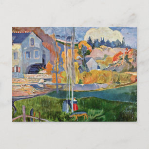 Die David-Mühle in Pont-Aven von Gauguin Paul Postkarte