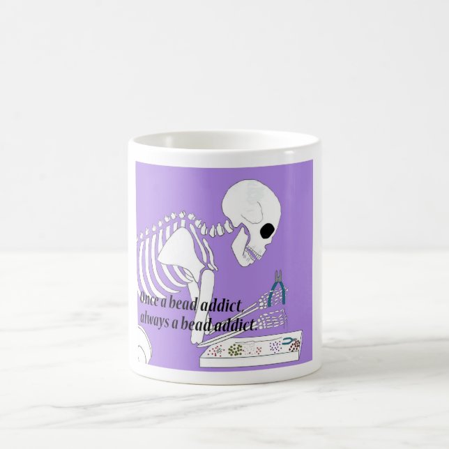 Die Deady Perlen-Sucht-Tasse Kaffeetasse (Mittel)