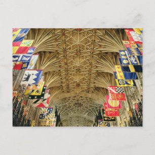 Die Decke der St. George Kapelle, Windsor Postkarte