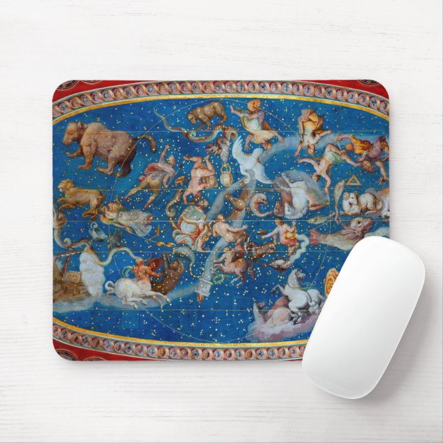 Die Decke des Sala Bologna, Himmelskarte Mousepad (Mit Mouse)